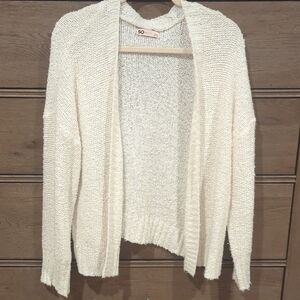 SO Women's Cream Cardigan Sweater